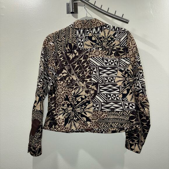 Vintage 100% Silk Button-Up Jacket – Size SP (Small Petite) - Picture 11 of 13